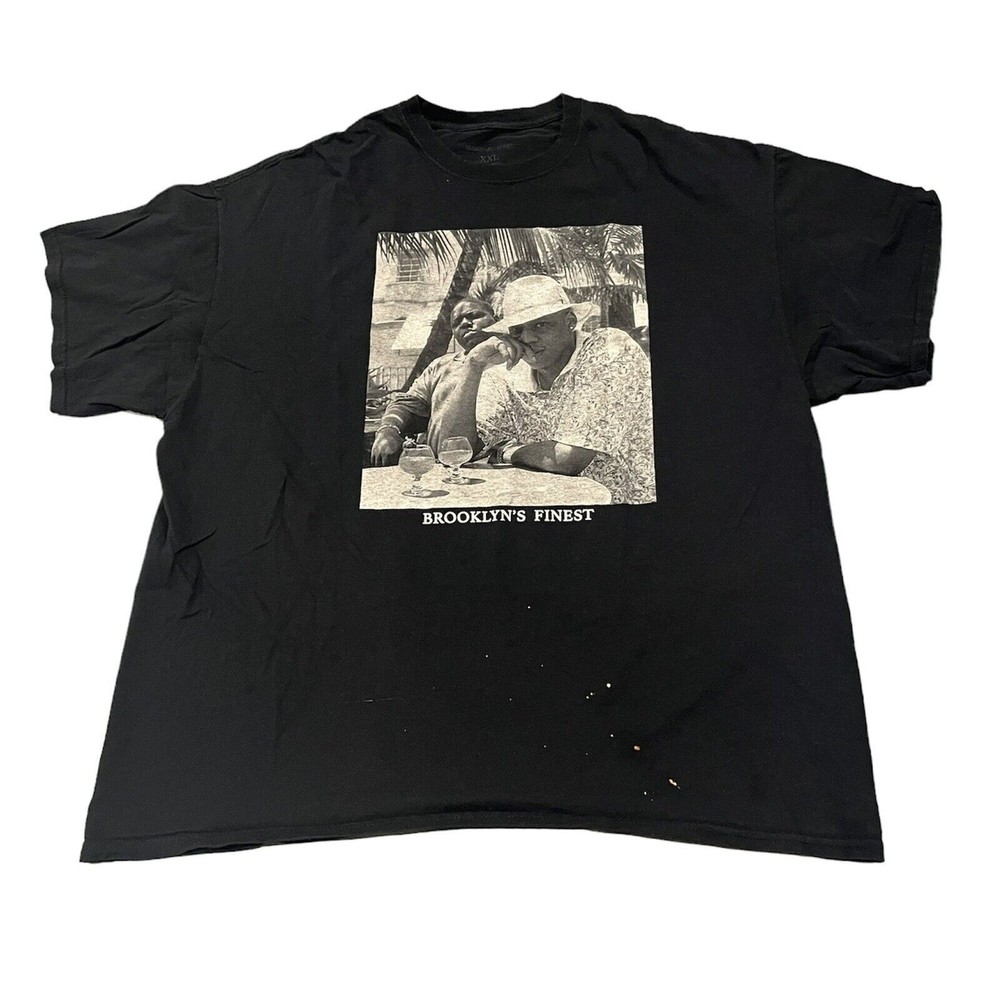 Reasonable Doubt Men’s XXL Black Brooklyn Graphic Tee Jay-Z Biggie BIG DESTROYED